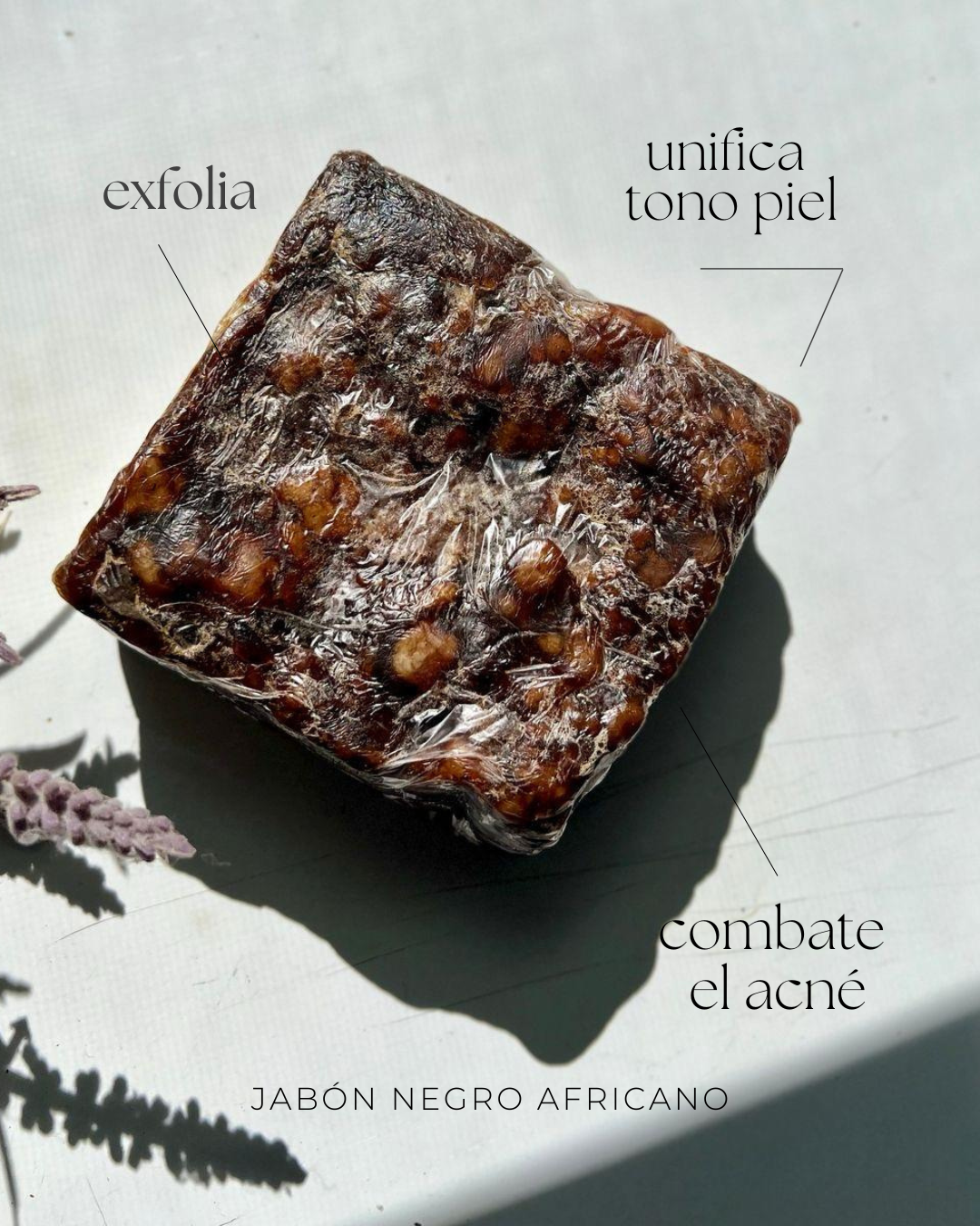 Jabón negro africano